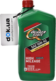 Моторна олива QUAKER STATE High Mileage 10W-40 напівсинтетична