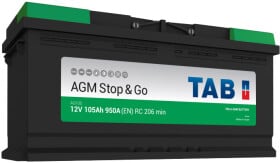 Аккумулятор TAB 6 CT-105-R Stop & Go 213105