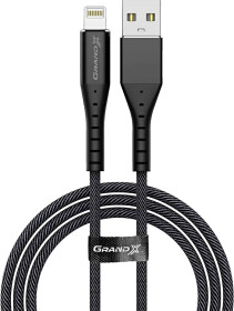 Кабель Grand-X FL-12B Apple Lightning - USB type-C 2 м
