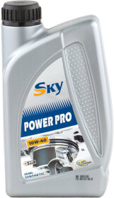 Моторное масло SKY Power Pro 10W-40 полусинтетическое
