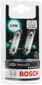 Автолампа Bosch Retrofit LED C5W SV8,5-8 1 W 1987301502