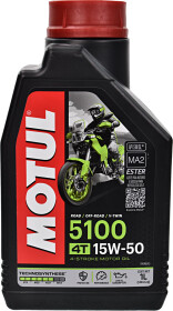 Моторное масло 4T Motul 5100 15W-50 полусинтетическое