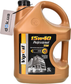 Моторное масло VIPOIL Professional TDI 15W-40 полусинтетическое