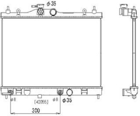 Радиатор охлаждения двигателя Koyorad pl021810r