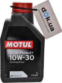 Моторна олива Motul 2100 Protect+ 10W-30 синтетична