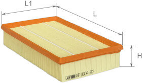 Воздушный фильтр Alpha Filter AF1604