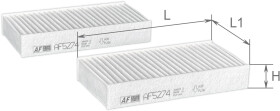 Фильтр салона Alpha Filter af5274