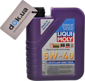Моторна олива Liqui Moly Leichtlauf High Tech 5W-40 синтетична