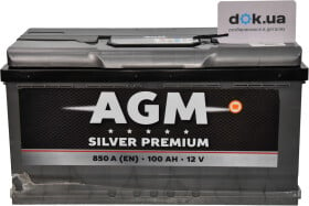 Аккумулятор AGM 6 CT-100-R Silver Premium AKBLU1050
