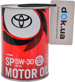 Моторное масло Toyota SP/GF-6A 5W-30 синтетическое