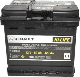 Аккумулятор Renault / Dacia 6 CT-50-R 7711947963