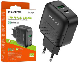 Мережевий зарядний пристрій Borofone BA46A Premium 6931474727336 18 Вт