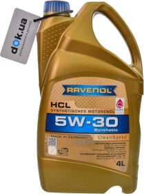 Моторное масло Ravenol HCL 5W-30 синтетическое