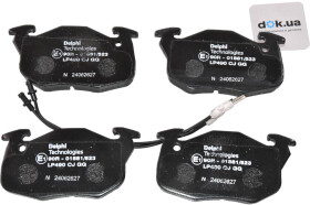 Тормозные колодки Delphi LP490