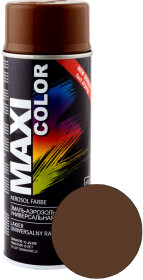 Аэрозольная краска Maxi Color орехово-коричневый RAL 8011 глянцевая 400 мл