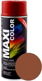 Аэрозольная краска Maxi Color медно-коричневый RAL 8004 глянцевая 400 мл