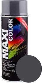Аэрозольная краска Maxi Color графитовый серый RAL 7024 глянцевая 400 мл