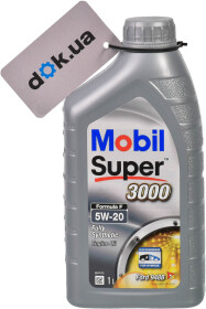 Моторное масло Mobil Super 3000 Formula F 5W-20 синтетическое