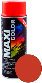 Аэрозольная краска Maxi Color красно-оранжевый RAL 2002 глянцевая 400 мл