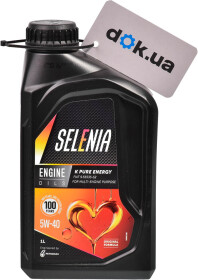Моторное масло Petronas Selenia K Pure Energy 5W-40 синтетическое