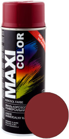 Аэрозольная краска Maxi Color Универсальная коричнево-красный RAL 3011 глянцевая 400 мл