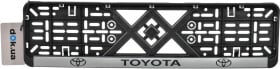 Рамка номерного знака BI-PLAST bp240 колір чорний на Toyota
