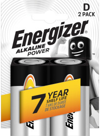 Батарейка Energizer Alkaline Power LR20AP D 1,5 V 2 шт