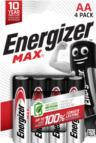 Батарейка Energizer MAX LR6M-4B AA (пальчикова) 1,5 V 4 шт