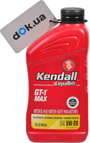 Моторное масло Kendall GT-1 MAX with LiquiTek 5W-20 синтетическое