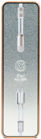Кабель 2 в 1 Wk 15968 USB - Apple Lighting - USB type-B 1 м