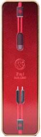 Кабель 2 в 1 Wk 15969 USB - Apple Lighting - USB type-B 1 м