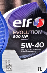 Моторное масло Elf Evolution 900 NF 5W-40 синтетическое