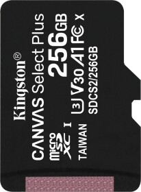 Карта памяти Kingston Canvas Select Plus microSDXC 256 ГБ