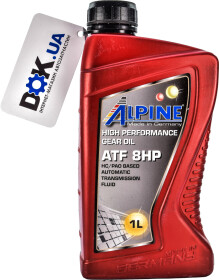 Трансмиссионное масло Alpine ATF 8HP синтетическое