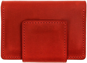 Визитница Grande Pelle 11412 цвет красный без логотипа
