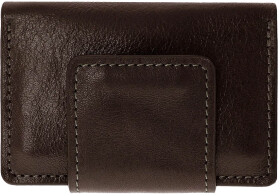 Визитница Grande Pelle 11410 цвет темно-коричневый без логотипа