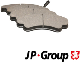 Гальмівні колодки JP Group 4163601010