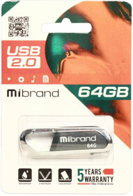 Флешка Mibrand Aligator 64 ГБ MI20AL64U7G