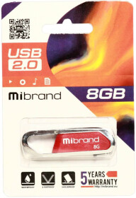 Флешка Mibrand Aligator 8 ГБ MI20AL8U7DR