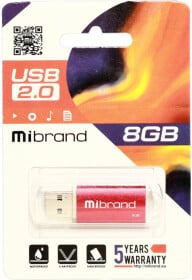 Флешка Mibrand Cougar 8 ГБ MI20CU8P1R
