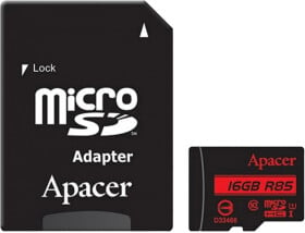 Карта памяти Apacer R85 microSDHC 16 ГБ с SD-адаптером