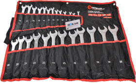 Набір ключів ріжково-накидних Intertool ht1200 6-32 мм 25 шт