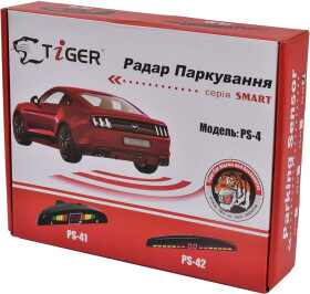 Парктроник Tiger PS-44 серебристые датчики 4 шт.