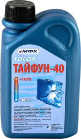 Готовий антифриз МФК Тайфун синій -40 °C