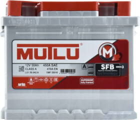 Аккумулятор Mutlu 6 CT-50-R S3 SMF55016