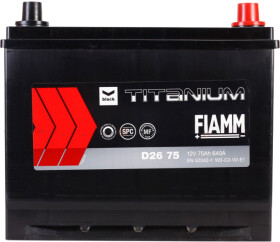 Акумулятор Fiamm 6 CT-75-R Titanium Black D2675