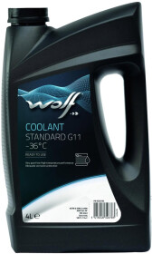 Готовий антифриз Wolf Coolant Standard G11 синій -36 °C
