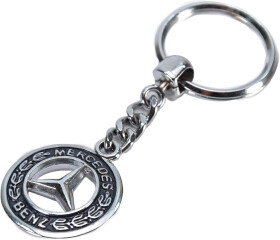 Брелок AutoTechteile с логотипом Mercedes-Benz серый MB4