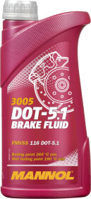 Тормозная жидкость Mannol Brake Fluid DOT 5.1 пластик