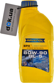 Трансмиссионное масло Ravenol EPX GL-5 80W-90 минеральное